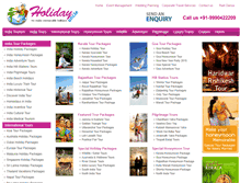 Tablet Screenshot of holidayuncle.com